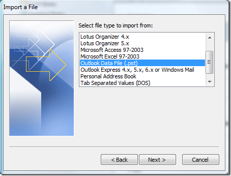 Import A File